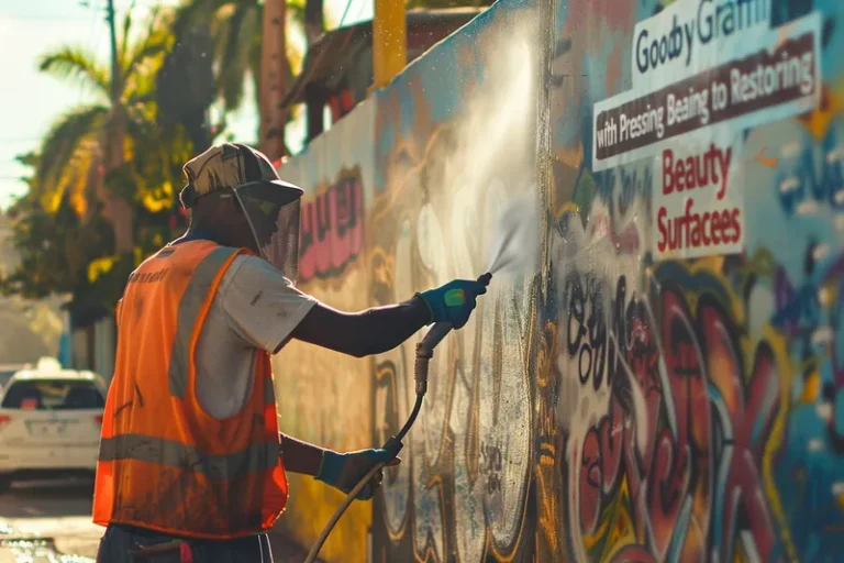 Adios Grafitis Como Recuperar la Belleza de las Superficies con Lavado a Presion