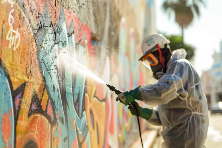 Como Eliminar Grafitis con Hidrolavadoras sin Danar la Superficie