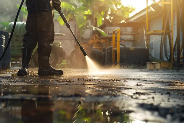 Como Lidiar con Manchas de Aceite y Grasa con Hidrolavadoras