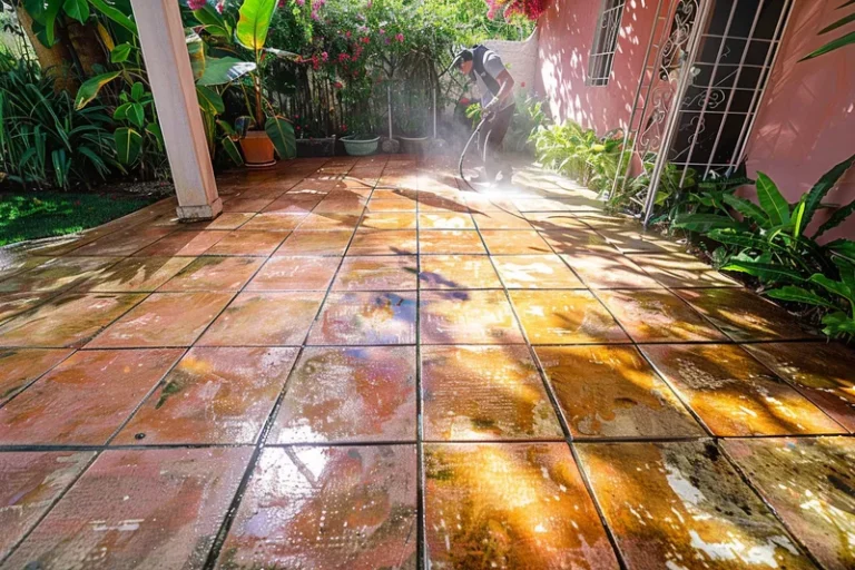 Como Limpiar Eficientemente Patios y Terrazas con Hidrolavadoras