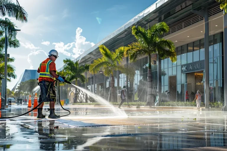 Hidrolavado de Centros Comerciales Eficiencia y Rapidez