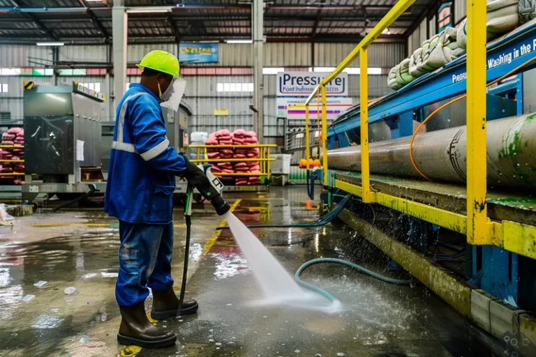 La importancia del lavado a presion en la industria alimentaria para garantizar la higiene