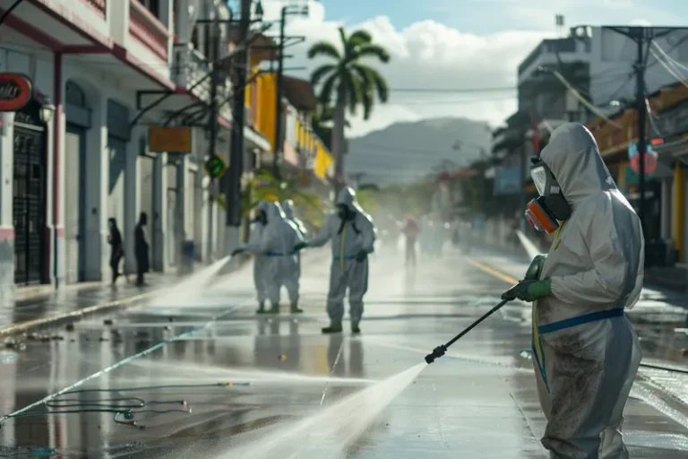 La respuesta del lavado a presion ante emergencias sanitarias y brotes epidemicos