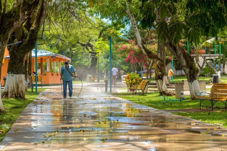 Lavado a Presion Ecologico para Espacios Publicos Compromiso con la Sostenibilidad