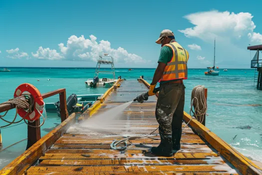 Mantenimiento de Muelles y Embarcaderos Lavado a Presion Efectivo