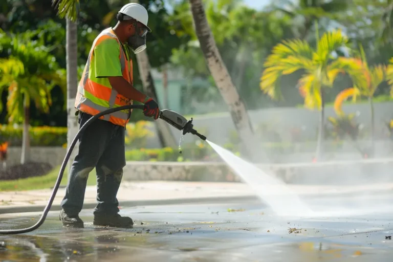 Preparacion de Superficies para el Recubrimiento Papel del Lavado a Presion